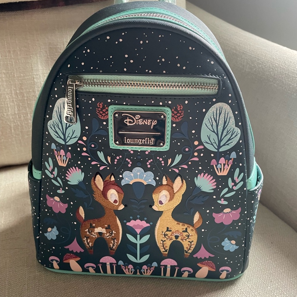 Loungefly Bambi Winter Folk Mini Backpack